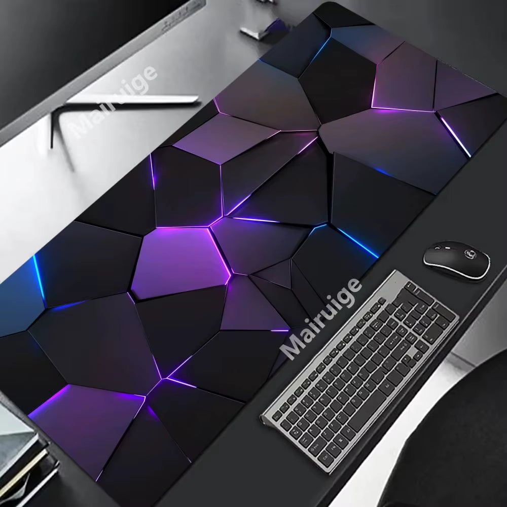 Space Line Wind Mouse Pad Large Computer Office Game Table Mats XXL Rubber Anti-Slip Gaming Keyboard Mousepads Long Desk Pads