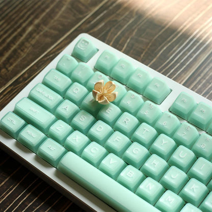 142 Keys SA Profile PBT Doubleshot Keycaps Translucent Keycap Set Fit for 61/64/87/104/108 Cherry Mx Switches ISO ANSI Mechanical Keyboard