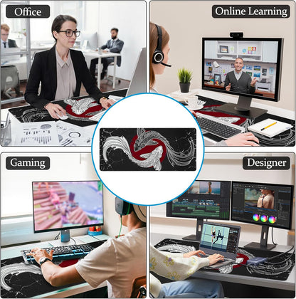 Gaming Mouse Pad Anime Large Desk Mat, XXL Mouse Mat (900X400Mm)