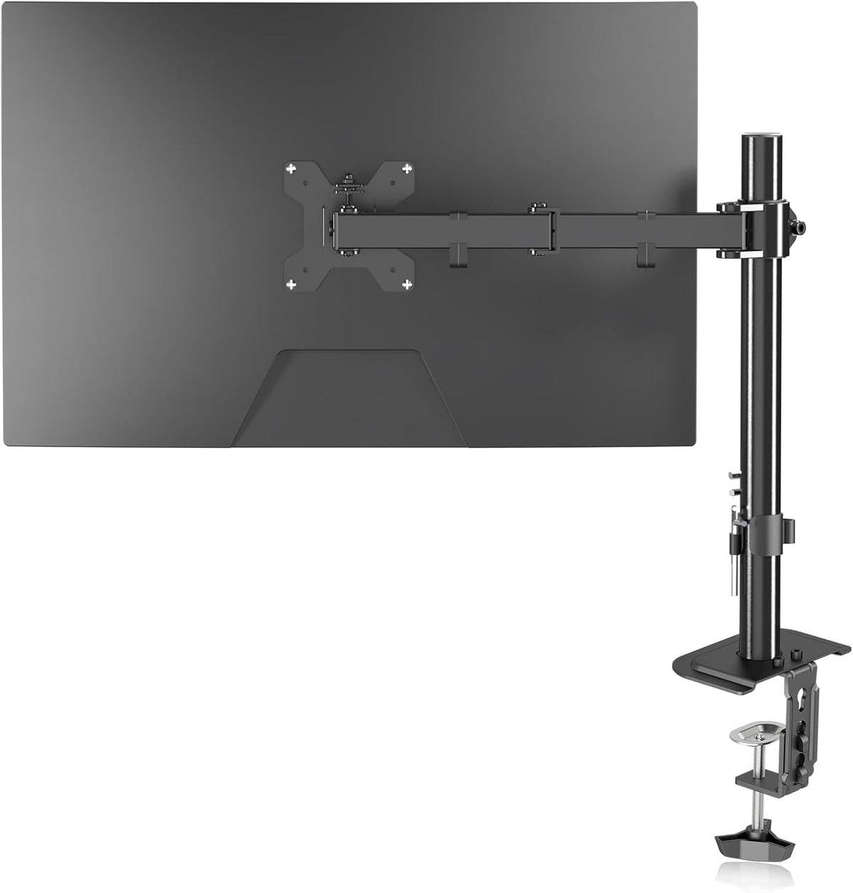 Single Monitor Arm Desk Mount for 13-32 Inch LCD LED Screens, PC Screen Stand for Desk up to 10Kg, VESA 75/100Mm Monitor Stands
