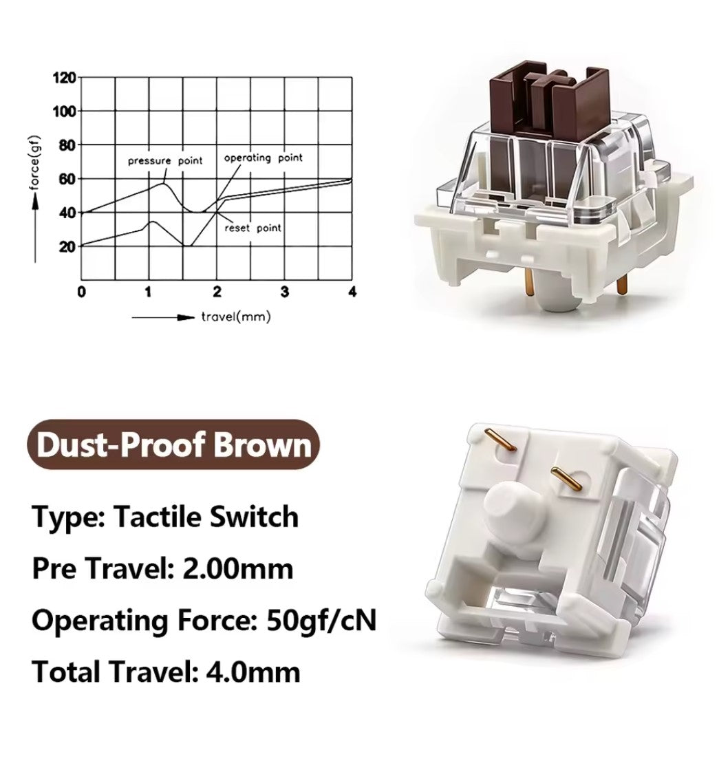 110Pcs Outemu Switches for Mechanical Keyboard 3Pin Clicky Linear Tactile Silent Switch RGB LED SMD Gaming Mechan with MX Switch