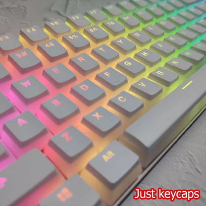 108-Key PBT Pudding Keycap Set – OEM Profile, RGB Backlit