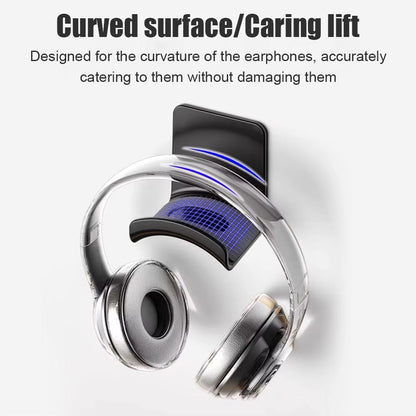 Adhesive Headphone Hanger – Under Desk & Wall Mount