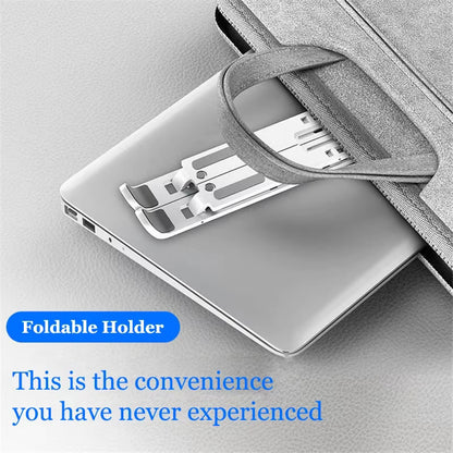 Portable Foldable Laptop Stand – Adjustable ABS Notebook Holder