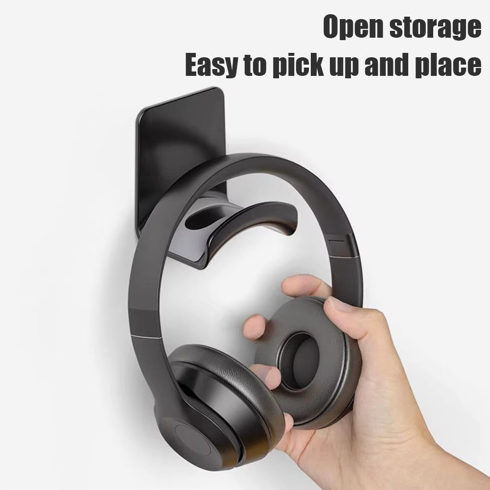 Adhesive Headphone Hanger – Under Desk & Wall Mount