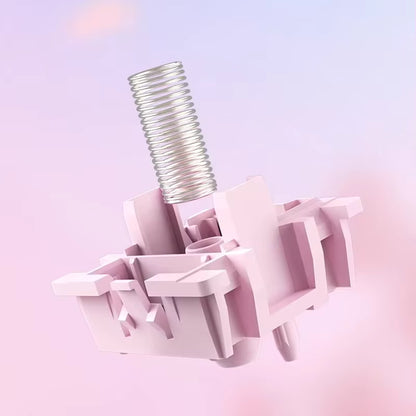 OUTEMU Strawberry Silent Linear Switches – 5-Pin, 32g (30-50-110 Pack)