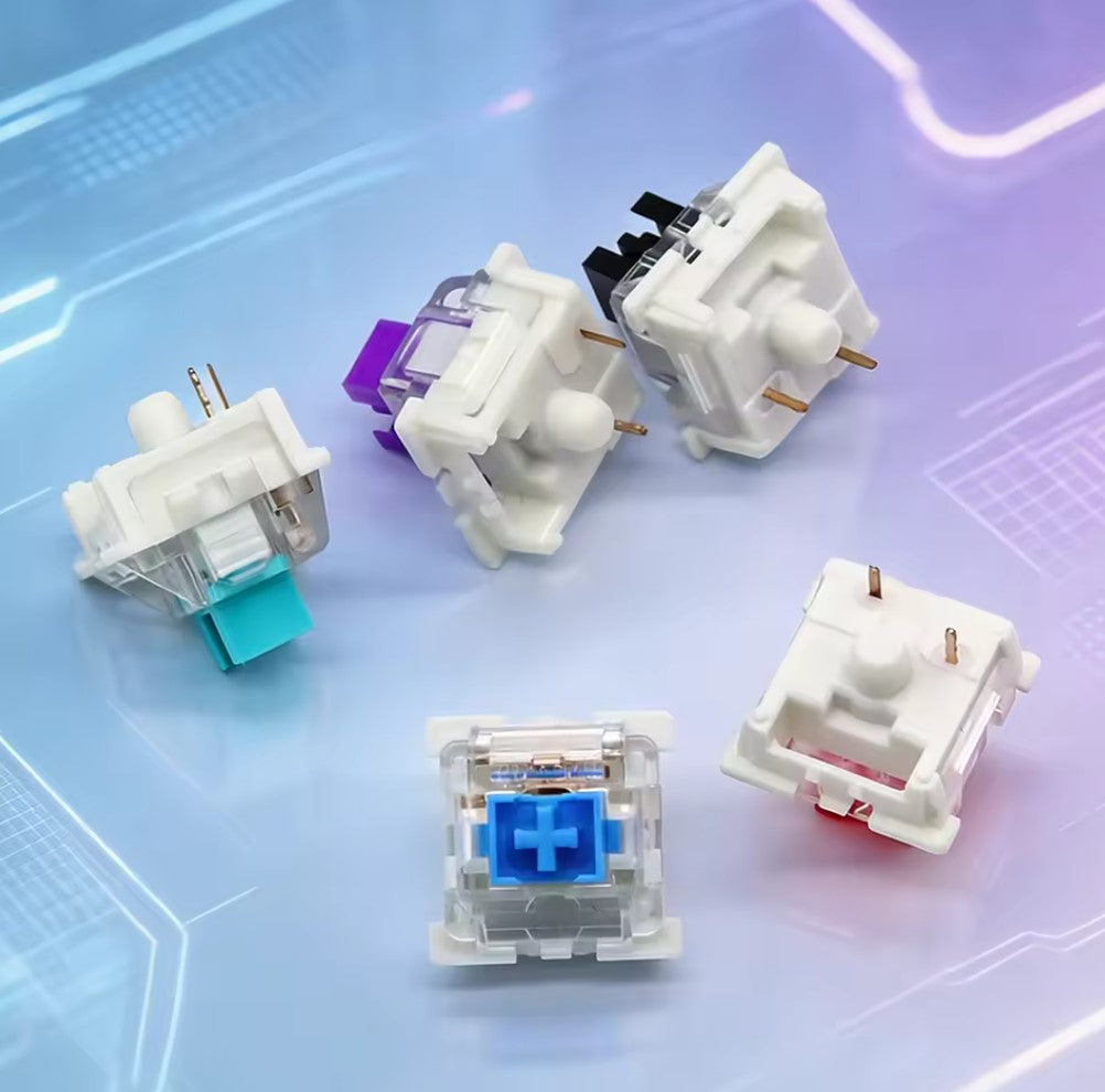110Pcs Outemu Switches for Mechanical Keyboard 3Pin Clicky Linear Tactile Silent Switch RGB LED SMD Gaming Mechan with MX Switch