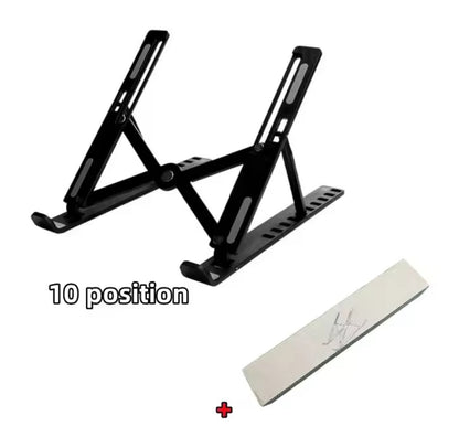 Portable Foldable Laptop Stand – Adjustable ABS Notebook Holder