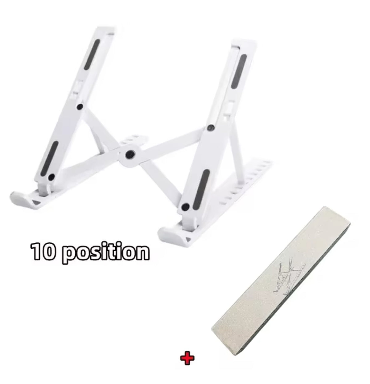 Portable Foldable Laptop Stand – Adjustable ABS Notebook Holder