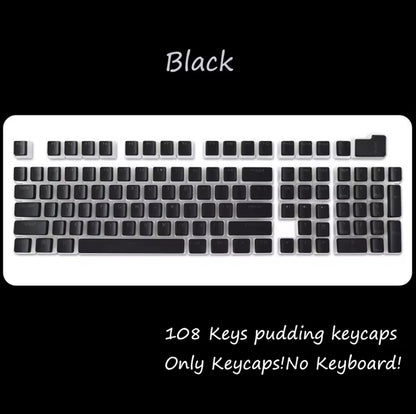 108-Key PBT Pudding Keycap Set – OEM Profile, RGB Backlit