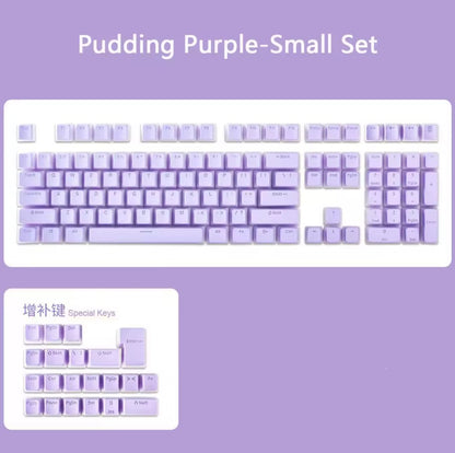 108-Key PBT Pudding Keycap Set – OEM Profile, RGB Backlit