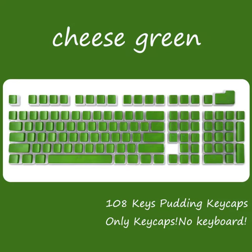 108-Key PBT Pudding Keycap Set – OEM Profile, RGB Backlit