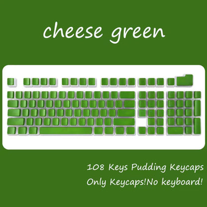 108-Key PBT Pudding Keycap Set – OEM Profile, RGB Backlit