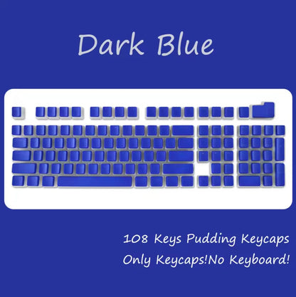 108-Key PBT Pudding Keycap Set – OEM Profile, RGB Backlit