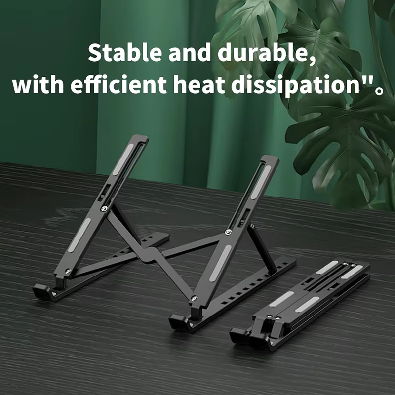 Portable Foldable Laptop Stand – Adjustable ABS Notebook Holder