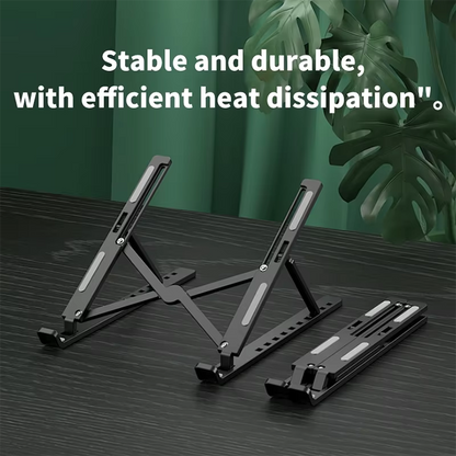 Portable Foldable Laptop Stand – Adjustable ABS Notebook Holder
