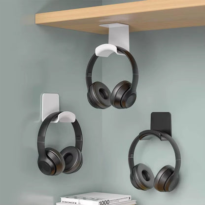 Adhesive Headphone Hanger – Under Desk & Wall Mount