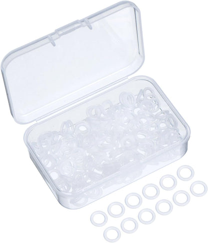 200 Pcs O Rings Keyboard Clear Rubber Mechanical Keyboard O-Ring