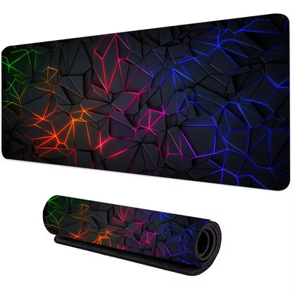 Space Line Wind Mouse Pad Large Computer Office Game Table Mats XXL Rubber Anti-Slip Gaming Keyboard Mousepads Long Desk Pads