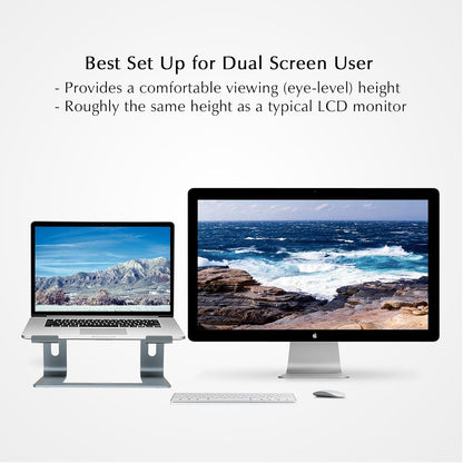 Laptop Stand, Ventilated Laptop Stand for Desk, Laptop Riser