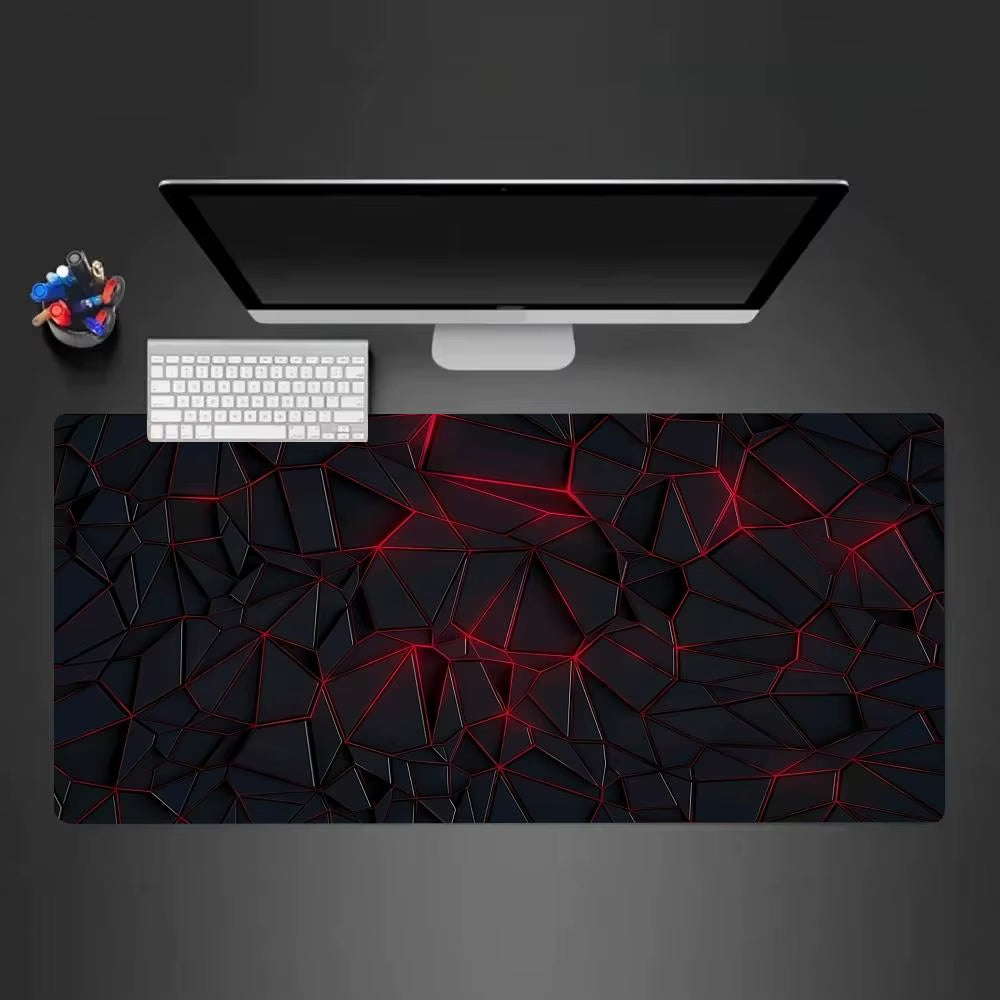 Space Line Wind Mouse Pad Large Computer Office Game Table Mats XXL Rubber Anti-Slip Gaming Keyboard Mousepads Long Desk Pads