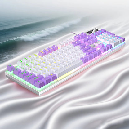 K500 Wired Keyboard Gaming Laptop Desktops PC Computer Office Accessories Low Profile Gamer Keyboards with Numpad
