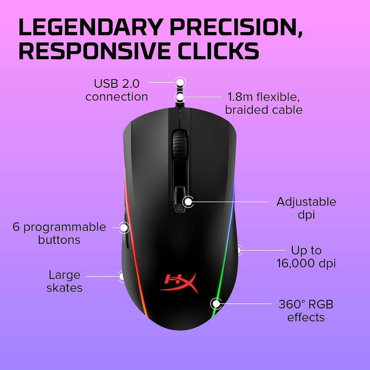 Pulsefire Surge – RGB Gaming Mouse