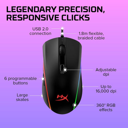 Pulsefire Surge – RGB Gaming Mouse