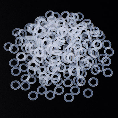 200 Pcs O Rings Keyboard Clear Rubber Mechanical Keyboard O-Ring