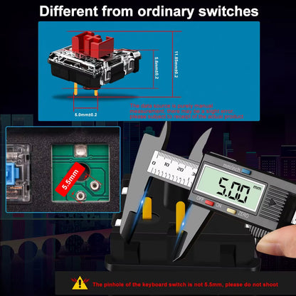 SMD RGB MX Low Profile 5.5 Switch 3Pin Clicky Linear Tactile Silent Mechanical Keyboard Red Black Blue Brown Switche