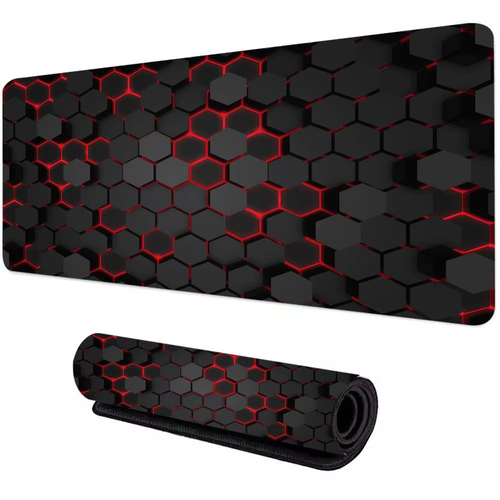 Space Line Wind Mouse Pad Large Computer Office Game Table Mats XXL Rubber Anti-Slip Gaming Keyboard Mousepads Long Desk Pads