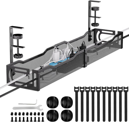 Cable Management, 25''/64CM Long under Desk Cable Management