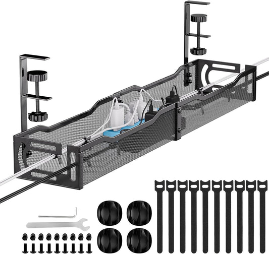 Cable Management, 25''/64CM Long under Desk Cable Management