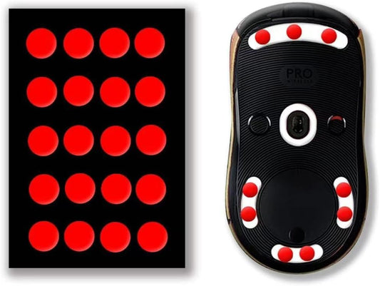 X-Raypad Jade Speed Mouse Skates Series 2 Sets (Obsidian)