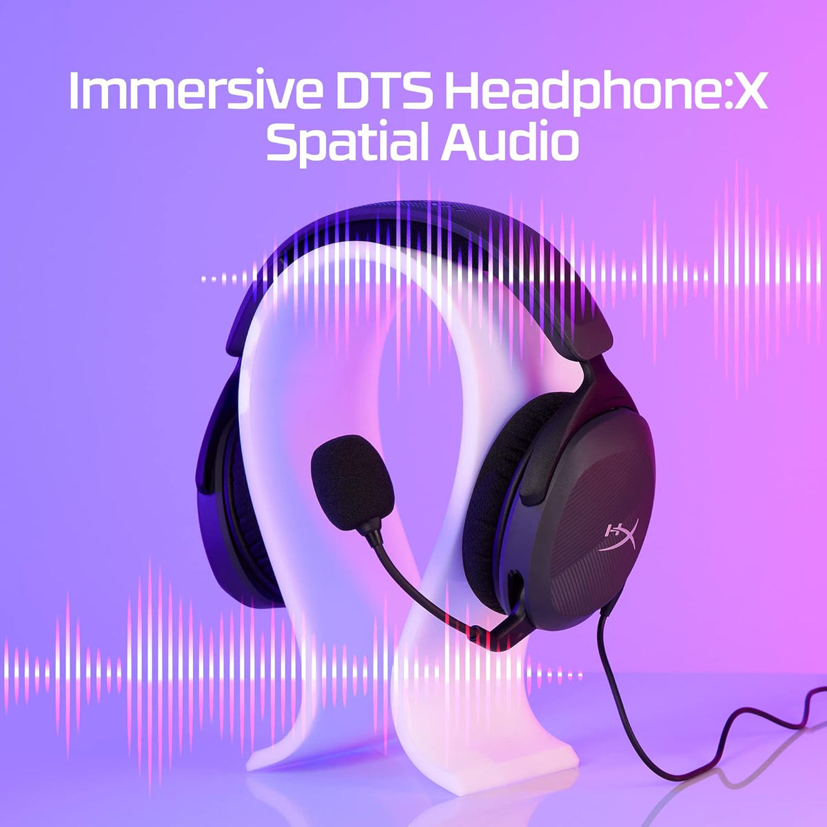 Cloud Stinger 2 Core Lightweight PC Gaming Headphones | Rotating Microphone to Mute | X Spatial Audio | 40Mm Drivers | 275 Grams