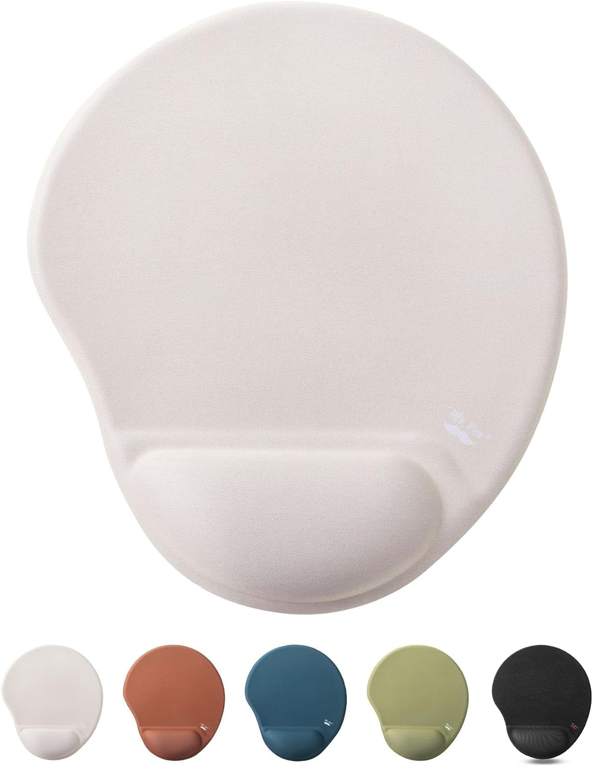 - Ergonomic Mouse Pad with Wrist Support, Beige, Gel Gaming Mouse Pad
