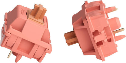Rosewood Switch 5 Pin Linear Mechanical Keyboard Switches Thocky 40Gf (Pack of 2)